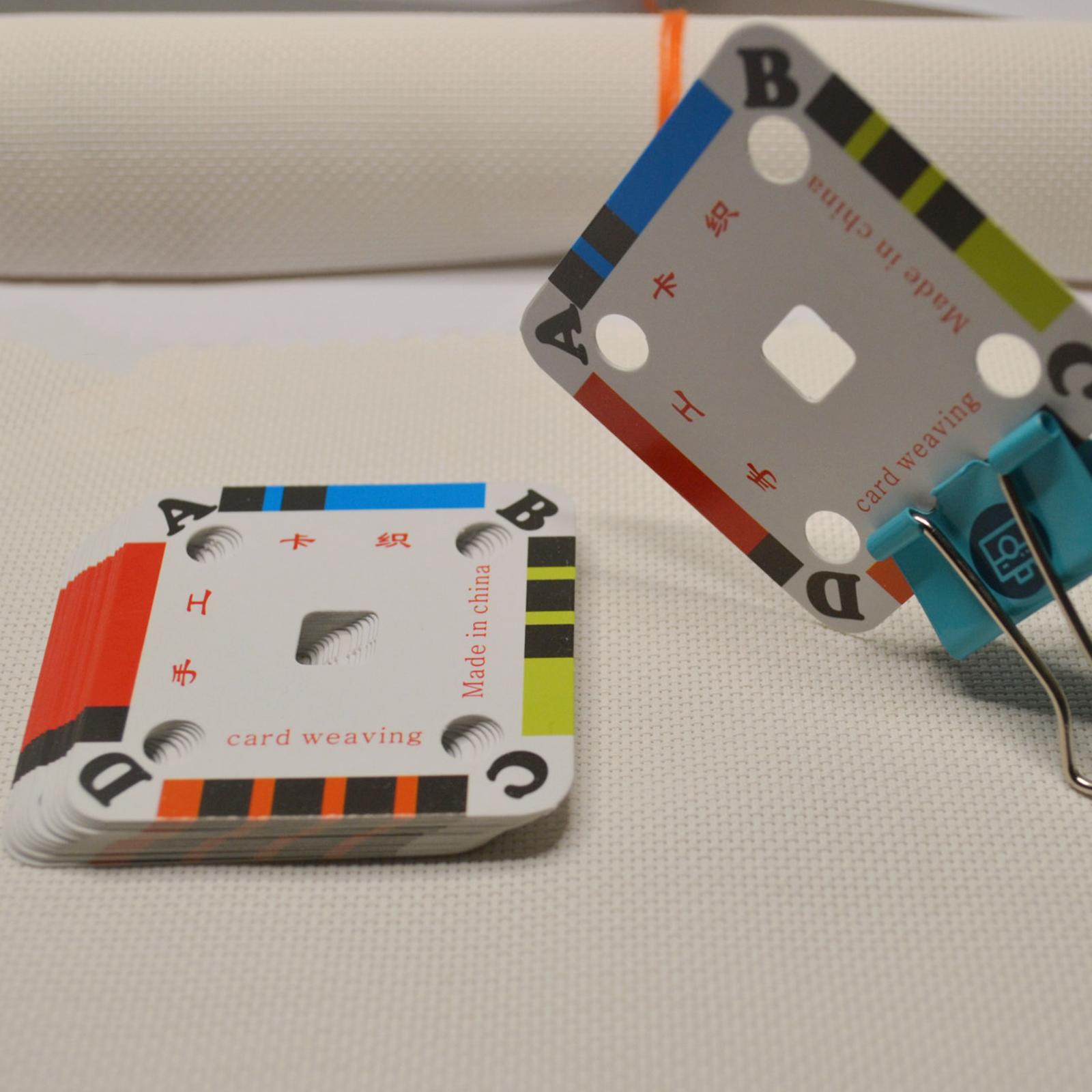 Tablet Weaving Accessories - Dokuma Kartları Kağıt Tezgah Kartları 8