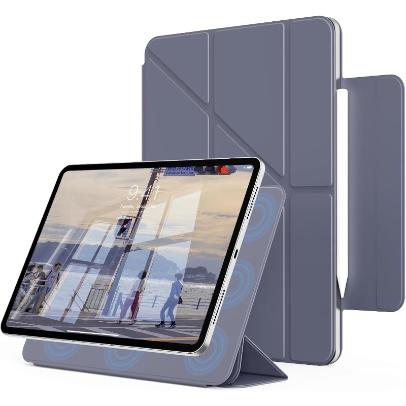 Ipad Cover Folio - Y Fold Manyetik Kılıf iPad Air