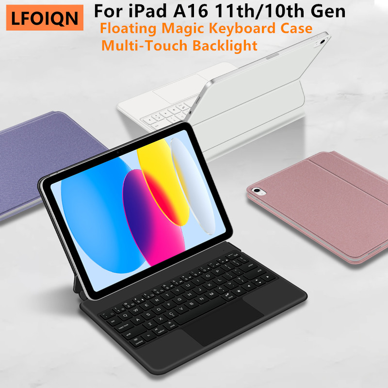 Ipad Cover Folio - LFOIQN iPad için Sihirli Klavye (A16)