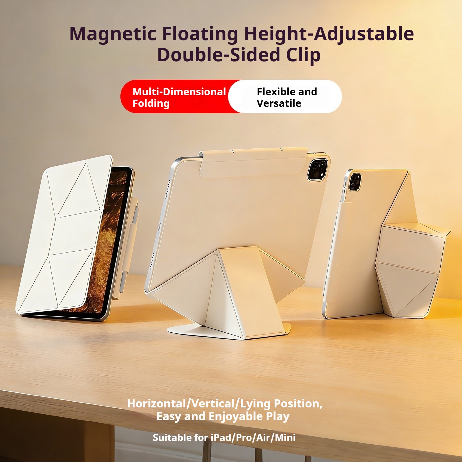 Ipad Cover Folio - ZOYU iPad Air 4/5/7/8. Nesil, iPad