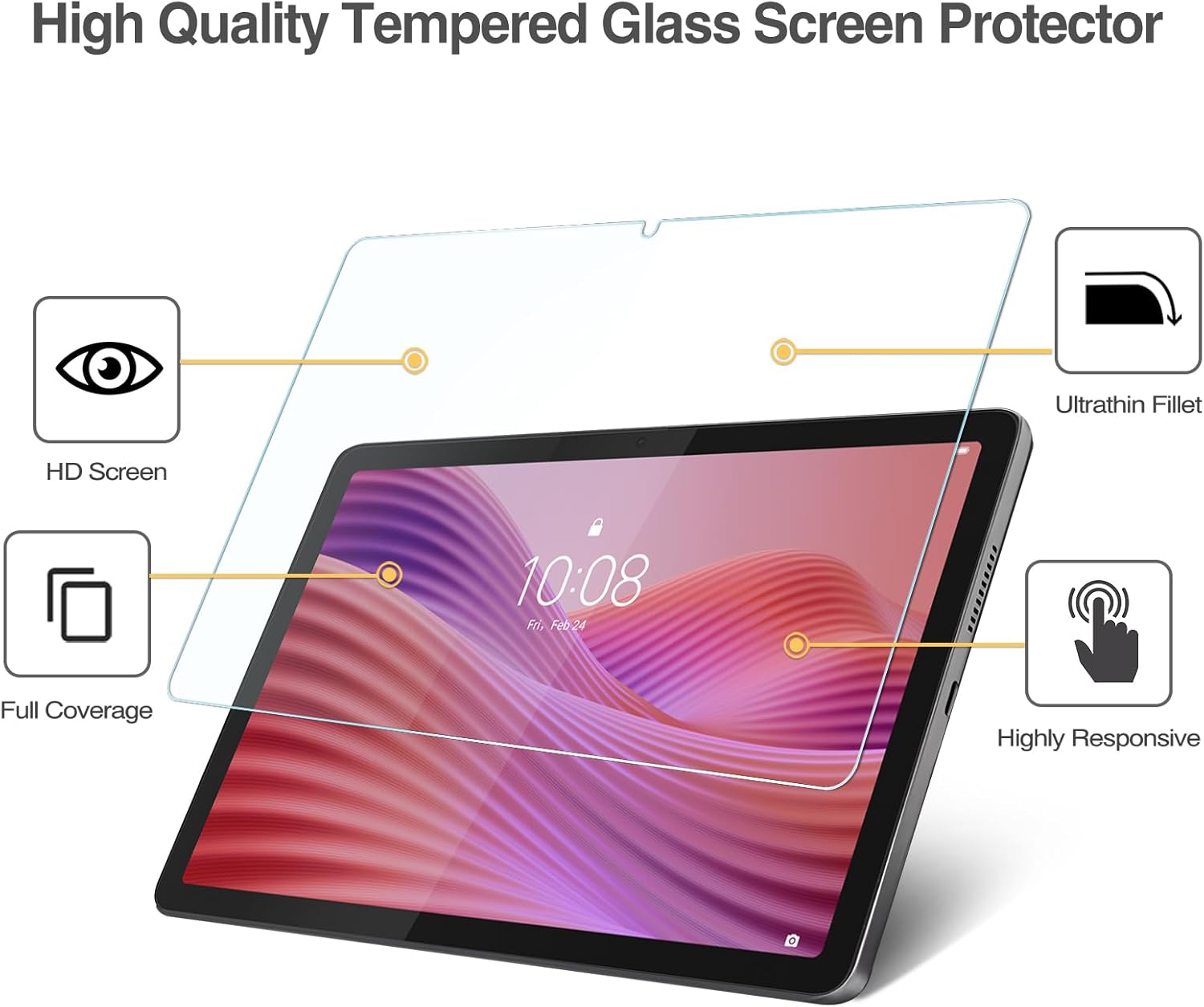 1 adet 9H temperli cam Tablet  - Temu Tablet Accessories incelemesi ve fiyatı
