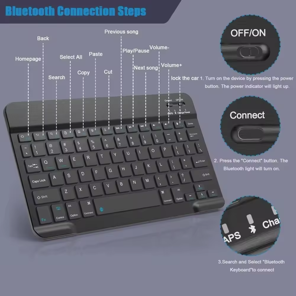 Bluetooth Kablosuz Klavye Cep  - Tablet Pc Accessories incelemesi ve fiyatı