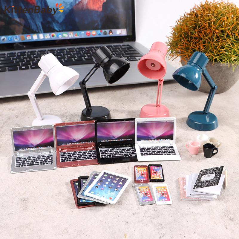 6/7 adet/takım 1:12 Dollhouse  - Tablet Accessories For Kids incelemesi ve fiyatı